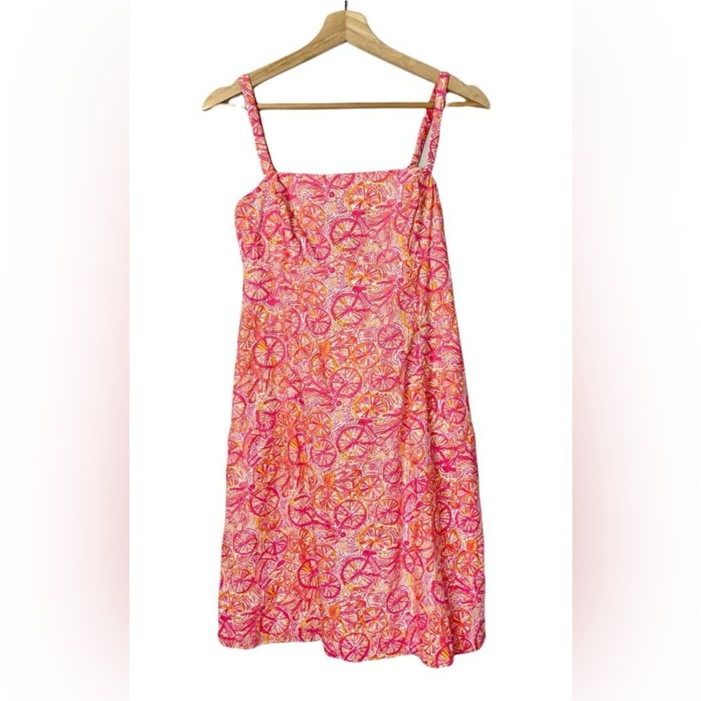 Vintage Lilly Pulitzer Bicycle Print Dress